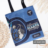 Difference Maker Nurselife HTRZ06105660NY Tote Bag