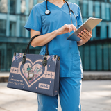 Cardiac Nurses Never Miss A Beat HHLZ2205001A Leather Bag