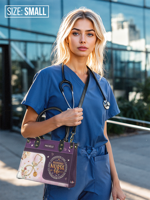 Nurse Life Love Compassion Care HHRZ06106530GH Leather Bag