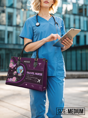 Travel Nurse Like A Normal Nurse But Cooler DNRZ2305002A Leather Bag