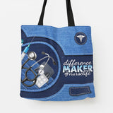 Difference Maker Nurselife HTRZ06105660NY Tote Bag