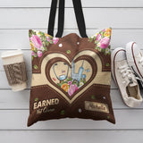 Earned Not Given HTRZ06109654PZ Tote Bag