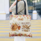 Skilled Enough To Be A Nurse Crazy Enough To Love It HTRZ06100516LN Tote Bag